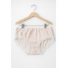 Lace Trim Polka Dot Brief