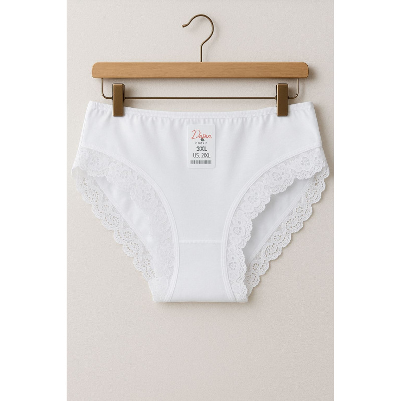 Culotte Femme Bordée de Dentelle