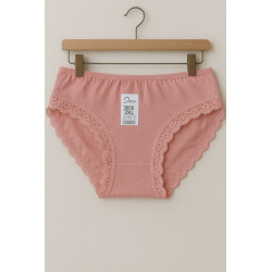 Culotte Femme Bordée de Dentelle