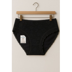 Culotte Femme Bordée de Dentelle