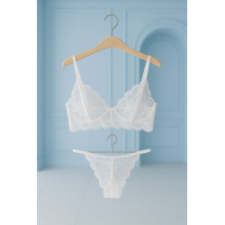 Elegant Lace Bra & Thong Set