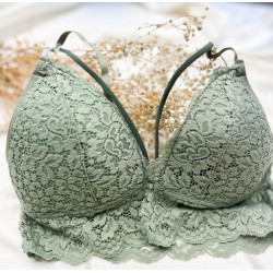 Ensemble Bralette Triangle en Dentelle