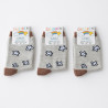 Chaussettes Enfant Grises à Motifs