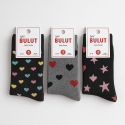 Patterned Colorful Women's Socks