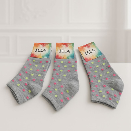 IELA Colorful Polka Dot Women's Socks