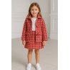 Girls' Red Patterned 3-Piece Set