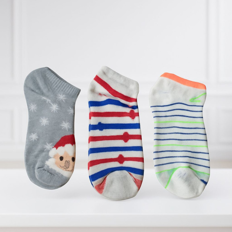 Lot de Chaussettes Enfant Unisexe à Motifs Colorés Lot de Chaussettes Enfant Unisexe à Motifs Colorés