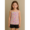 Floral Printed Girls' Cotton Camisole
