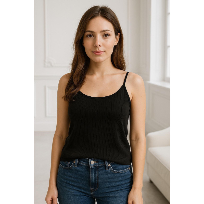 Débardeur Femme en Côtelé