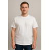 Men's White Short Sleeve Undershirt