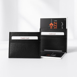 Porte-cartes Homme Noir Élégant