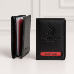 Porte-cartes Homme U.S. Polo Assn. – Noir Élégant