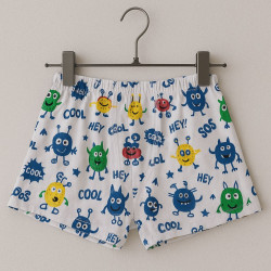 Boxer garçon à motifs mixtes